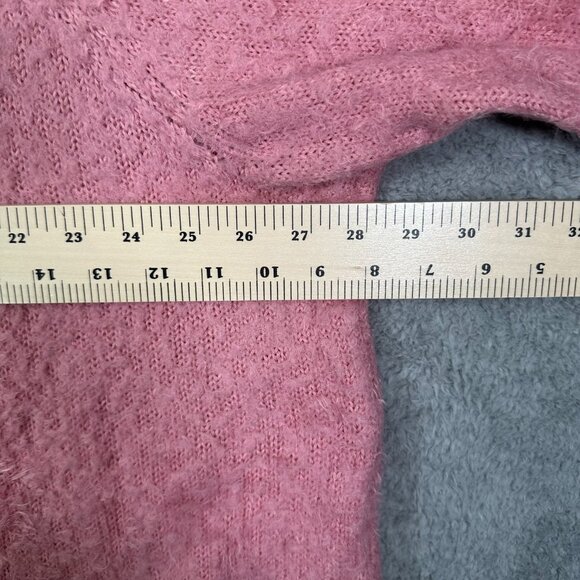 Joe Boxer Turtleneck Sweater Pink Plus Size Womens 2X - Picture 8 of 11